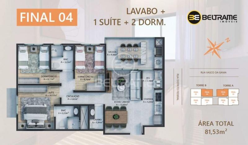 Ed. Calefi Home Club - 15º Andar - R$759.000,00
